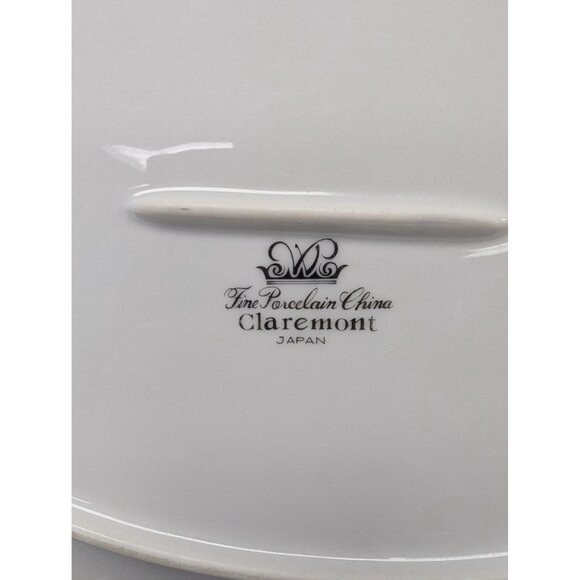 Claremont by Wade Sone Fine Porcelain China Oval Serving Platter 12 3/8" - Picture 7 of 9